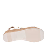 Ladies 5455 Wedge Sandal In Champagne