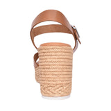 Ladies 5459 Wedge Sandal In Brown