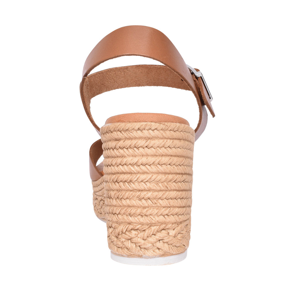 Ladies 5459 Wedge Sandal In Brown