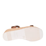 Ladies 5459 Wedge Sandal In Brown
