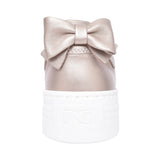 Ladies E409965d Laced Trainer In Copper