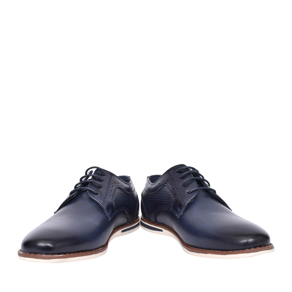 Boys Oslo Laced Shoe In Navy