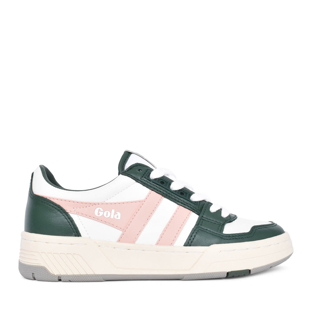 Ladies Challenge Clb535 Laced Trainer In Green