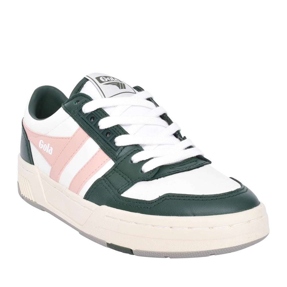 Ladies Challenge Clb535 Laced Trainer In Green