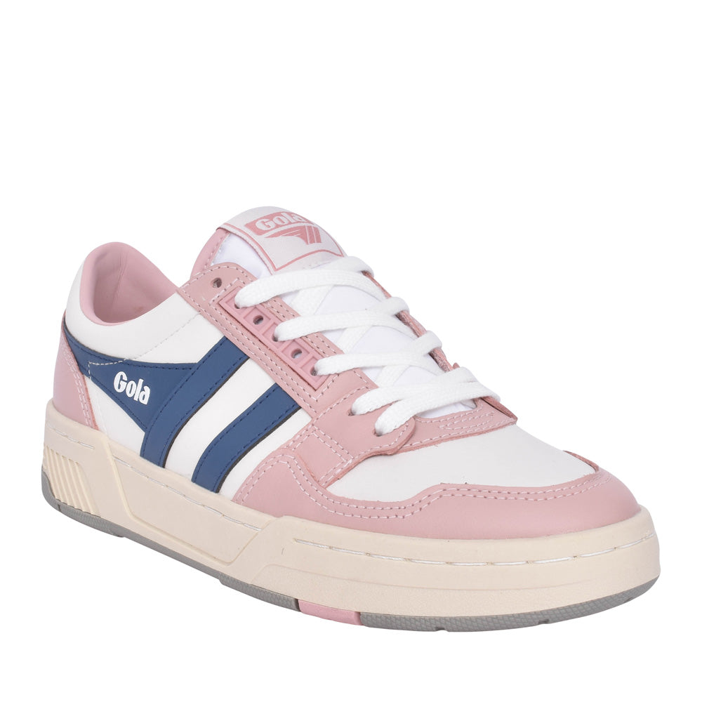 Ladies Challenge Clb535 Laced Trainer In Pink