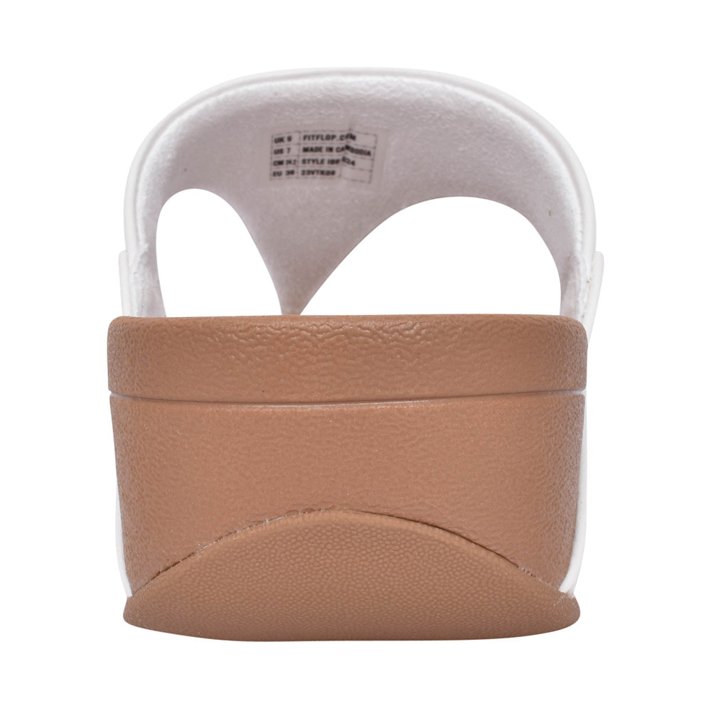 Ladies I88-024 Lulu Leather Toe Post Sandal In White