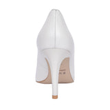 Ladies S7995 Medium Heel Court Shoe In Ivory