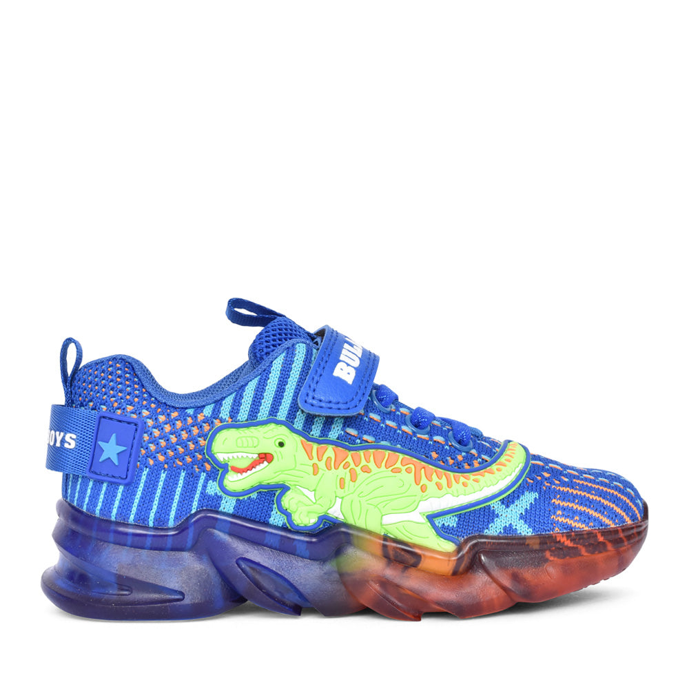 Boys Dn3212 T-rex Trainer In Royal Blue
