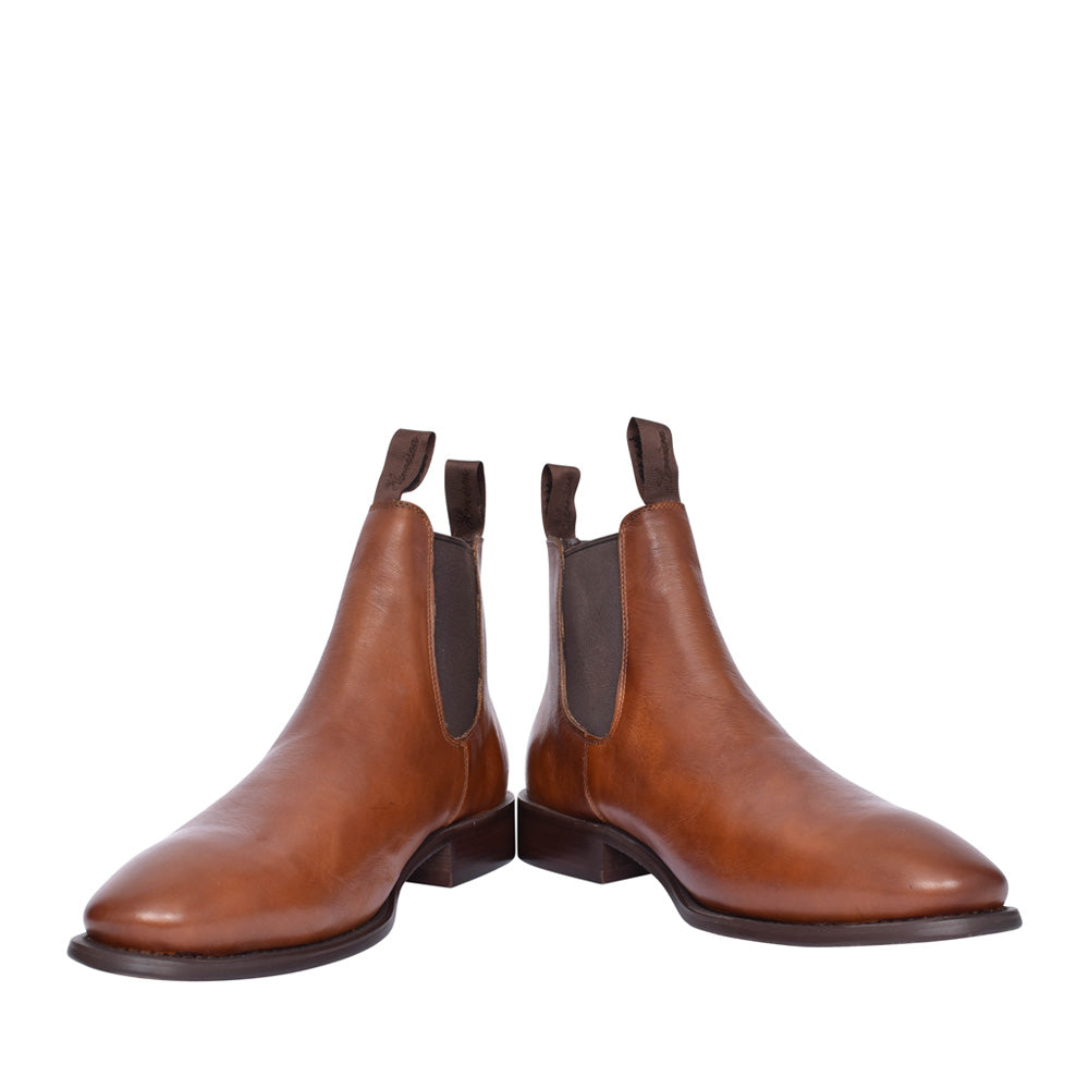 Mens H1 Chelsea Boot In Dark Tan