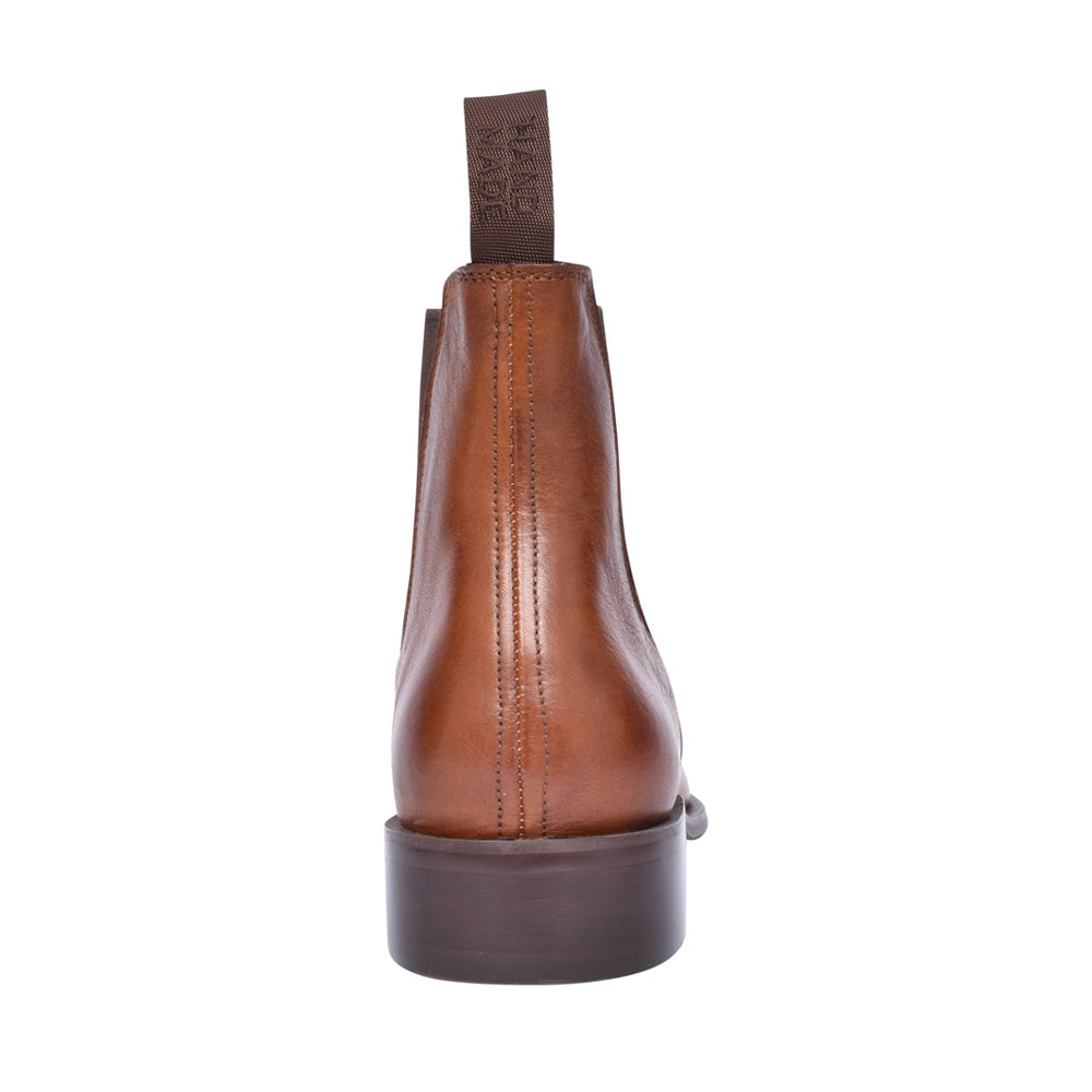 Mens H1 Chelsea Boot In Dark Tan