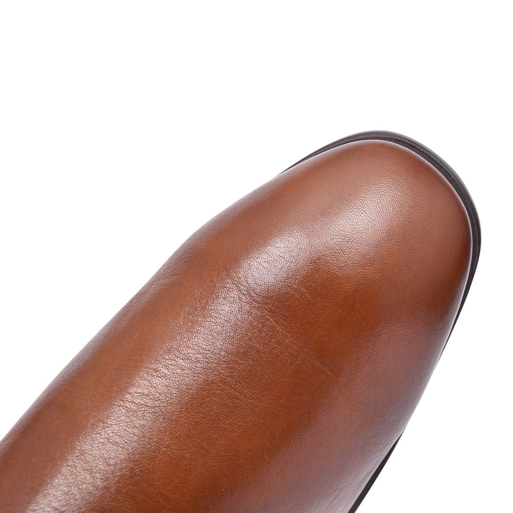 Mens H1 Chelsea Boot In Dark Tan