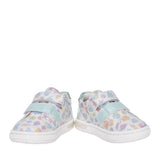 Girls 5905322 Baby Dude Double Velcro Shoe In White Multi