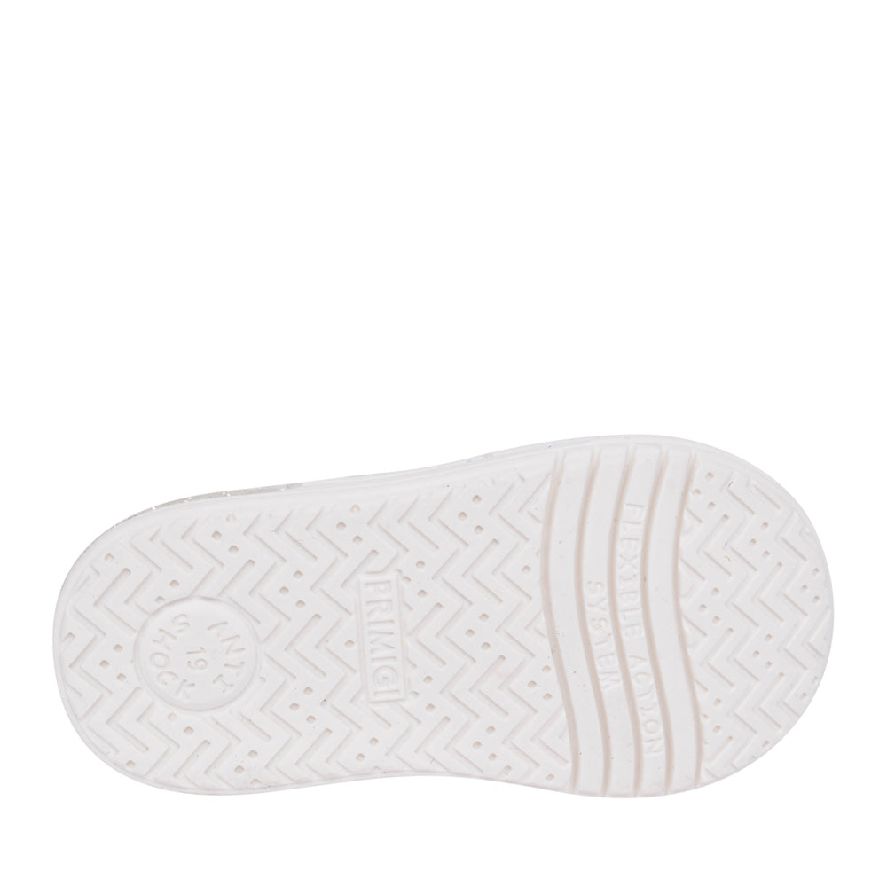 Girls 5905322 Baby Dude Double Velcro Shoe In White Multi