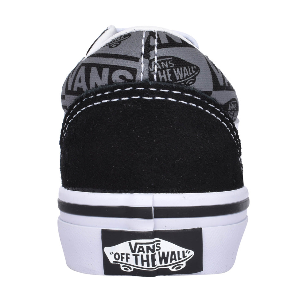 Boys Junior Old Skool Laced Shoe In Black