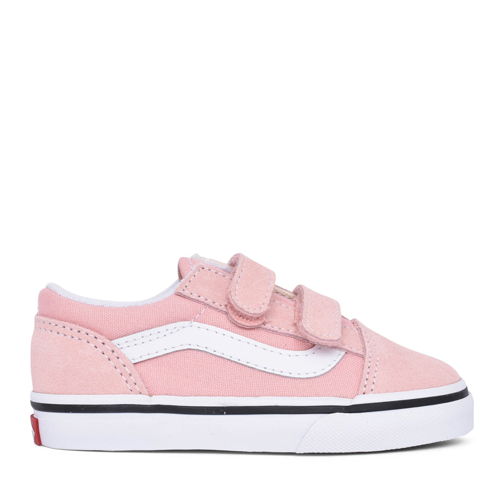 Girls Toddler Old Skool V Velcro Shoe In Pink