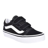 Unisex Junior Old Skool V Velcro Shoe In Black