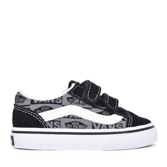Unisex Toddler Old Skool Velcro Shoe In Black