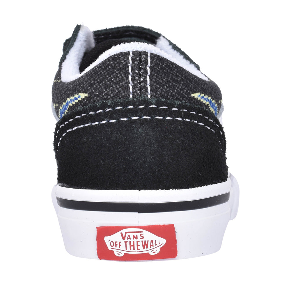 Boys Toddler Old Skool V Velcro Shoe In Black