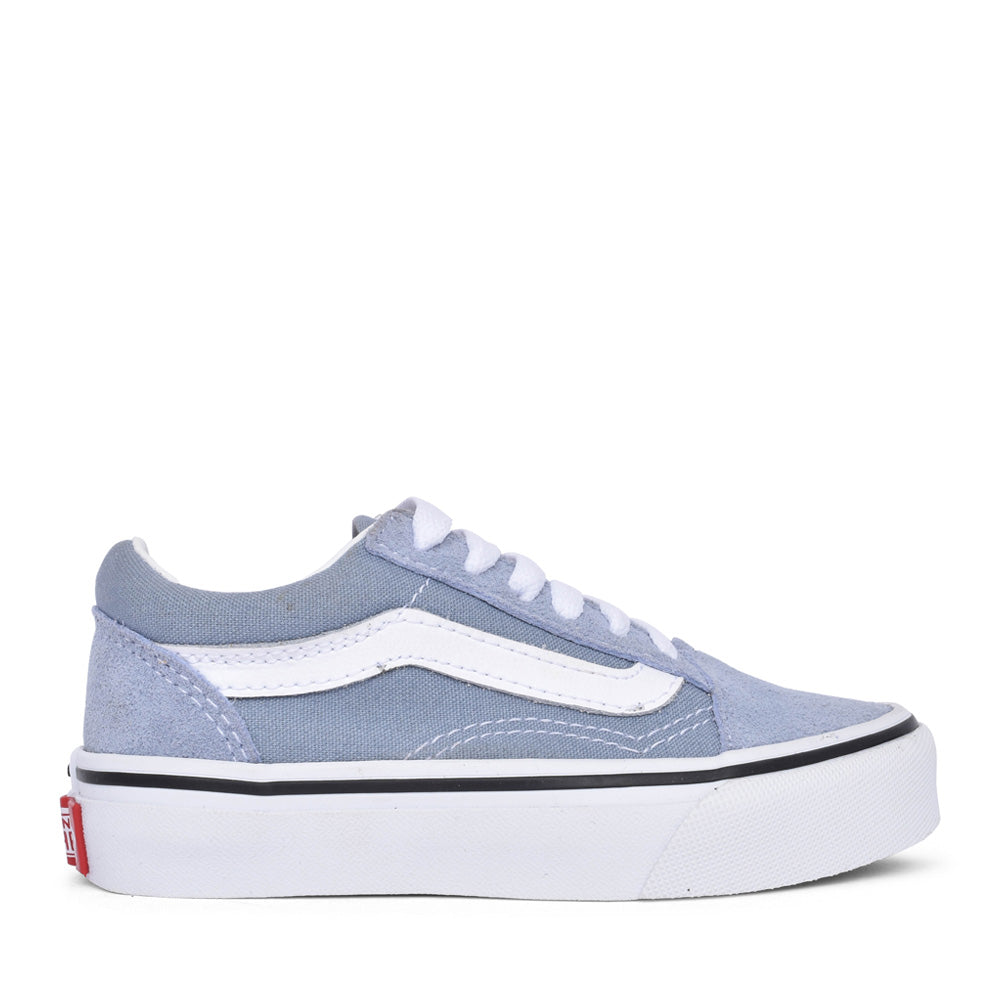 Unisex Junior Old Skool Laced Shoe In Blue