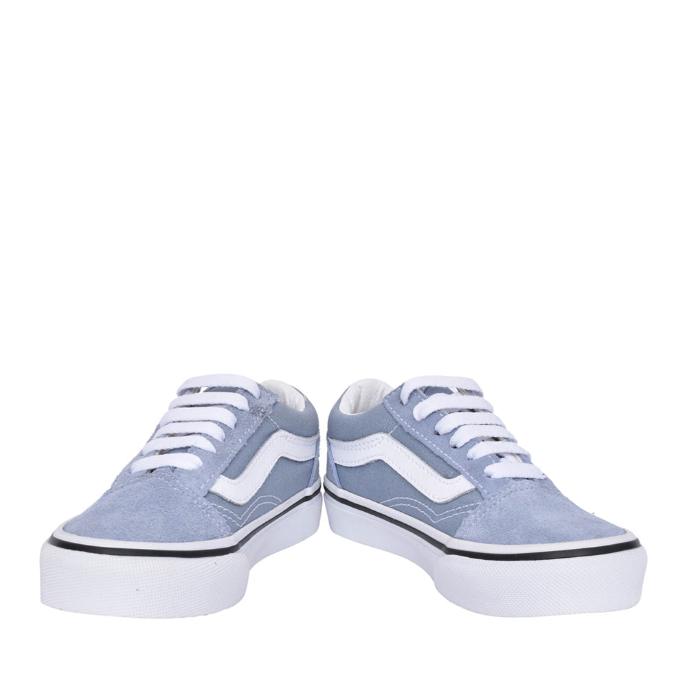 Unisex Junior Old Skool Laced Shoe In Blue