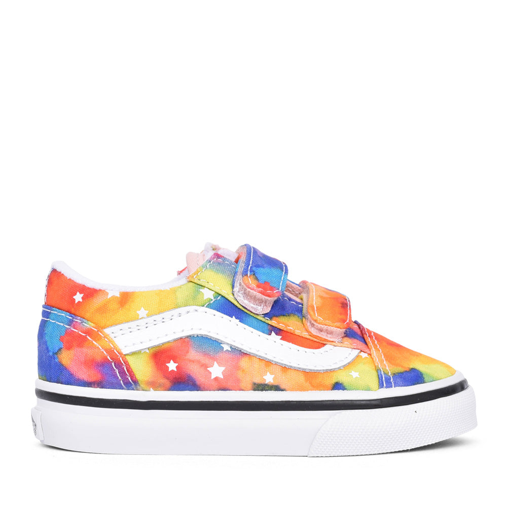 Unisex Toddler Old Skool Velcro Shoe In Multi-colour