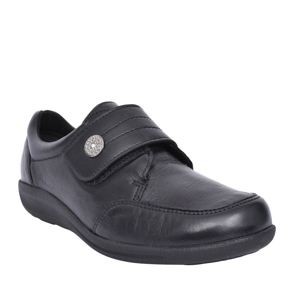 Ladies Lapland 2v Velcro Shoe In Black