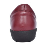 Ladies Lapland 2v Velcro Shoe In Red Berry
