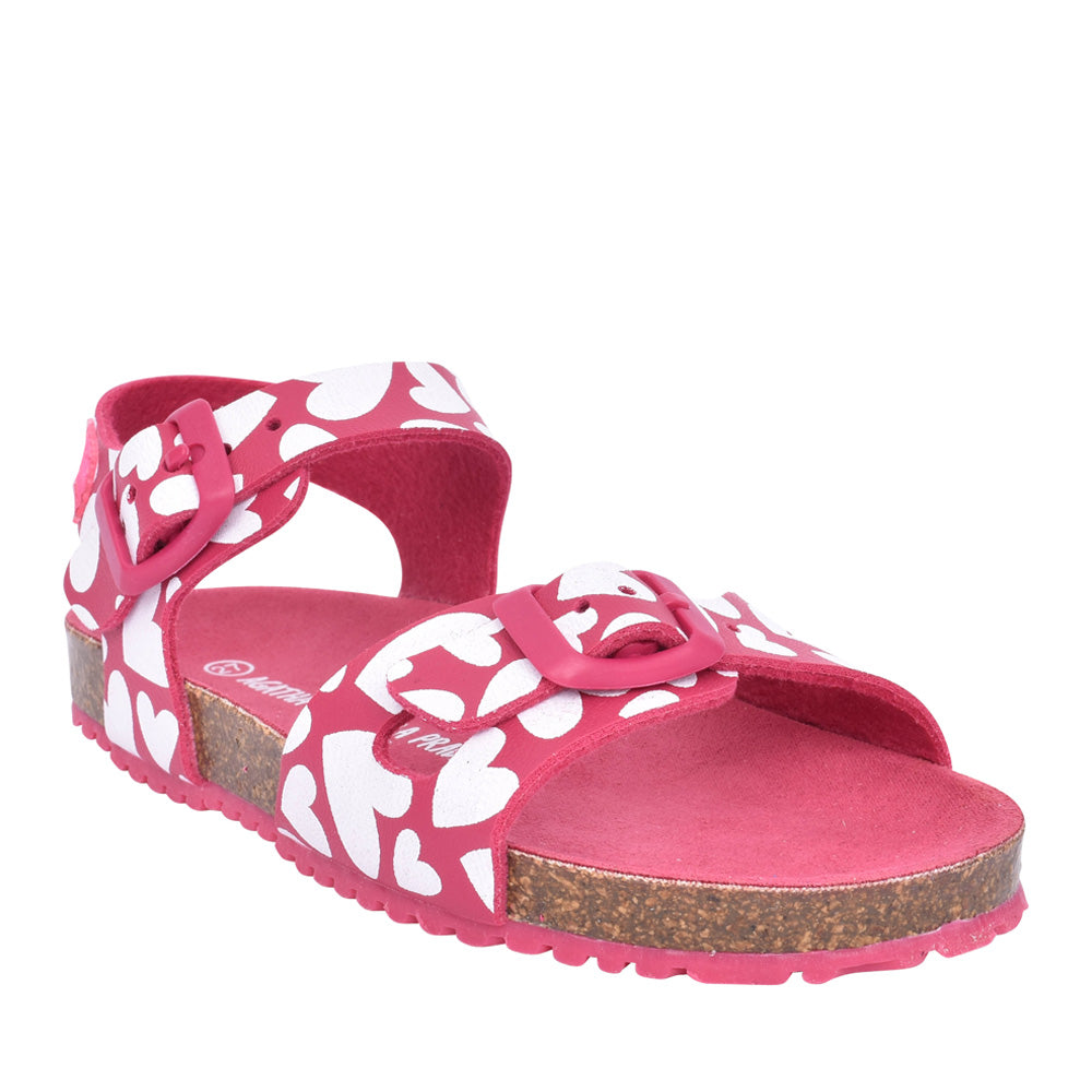Girls 242941 Velcro Sandal In Fuchsia
