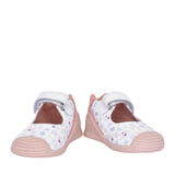 Girls 242102 Velcro Shoe In White