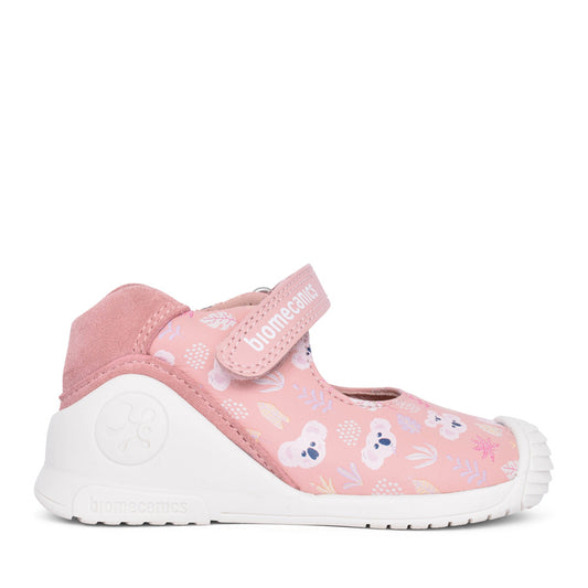Girls 242102 Velcro Shoe In Pink