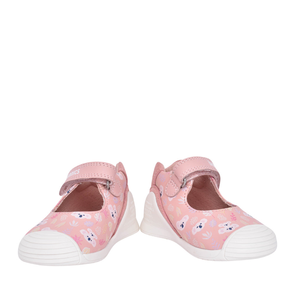 Girls 242102 Velcro Shoe In Pink