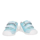 Girls 242112 Double Velcro Shoe In Turquoise