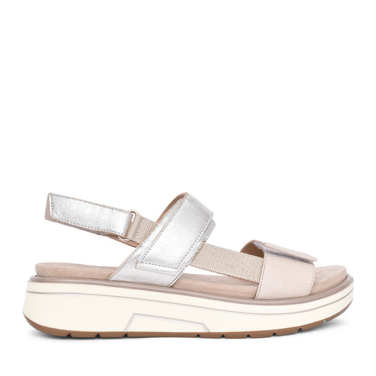 Ladies 12-20204 Velcro Sandal In Sand