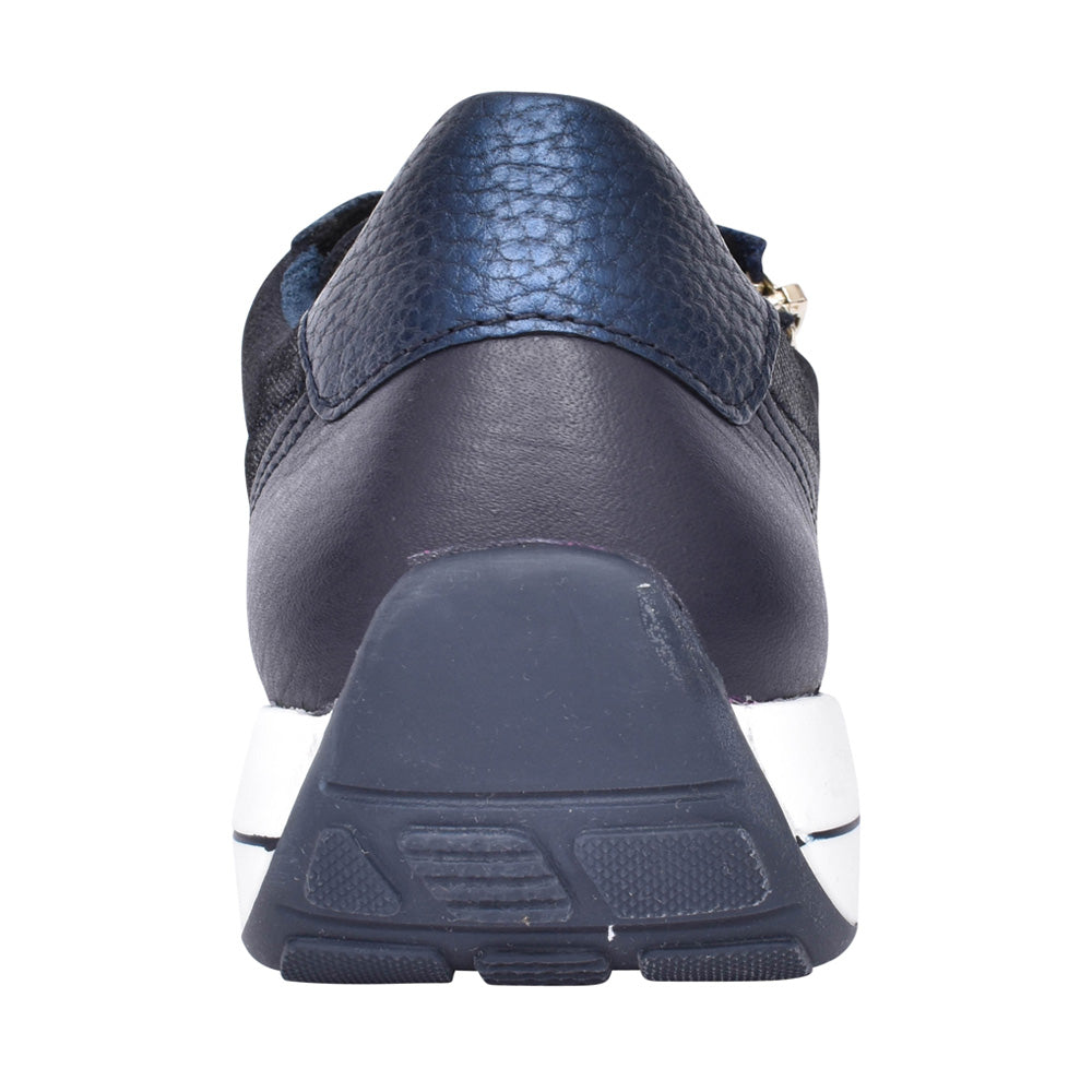 Ladies 12-44587 Osaka-highsoft Laced Trainer In Navy