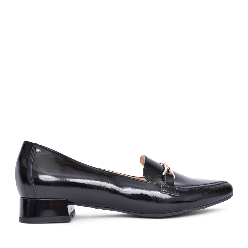 Ladies 6538 G-fit Loafer In Blk Patent