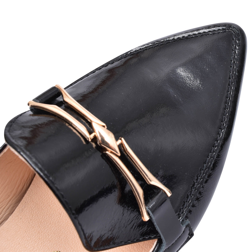 Ladies 6538 G-fit Loafer In Blk Patent