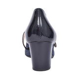 Ladies 6442 G-fit Mary Jane Court Shoe In Navy