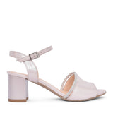 Ladies 4040 G-fit Block Heel Sandal In Pearl