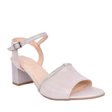Ladies 4040 G-fit Block Heel Sandal In Pearl