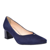 Ladies 6508 G-fit Medium Heel Court Shoe In Navy