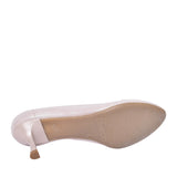 Ladies 6545 G-fit Medium Heel Court Shoe In Pink