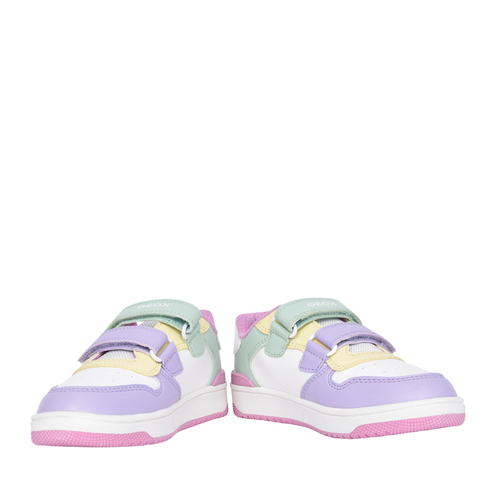 Girls J45hxb J Washiba Velcro Trainer In White Multi