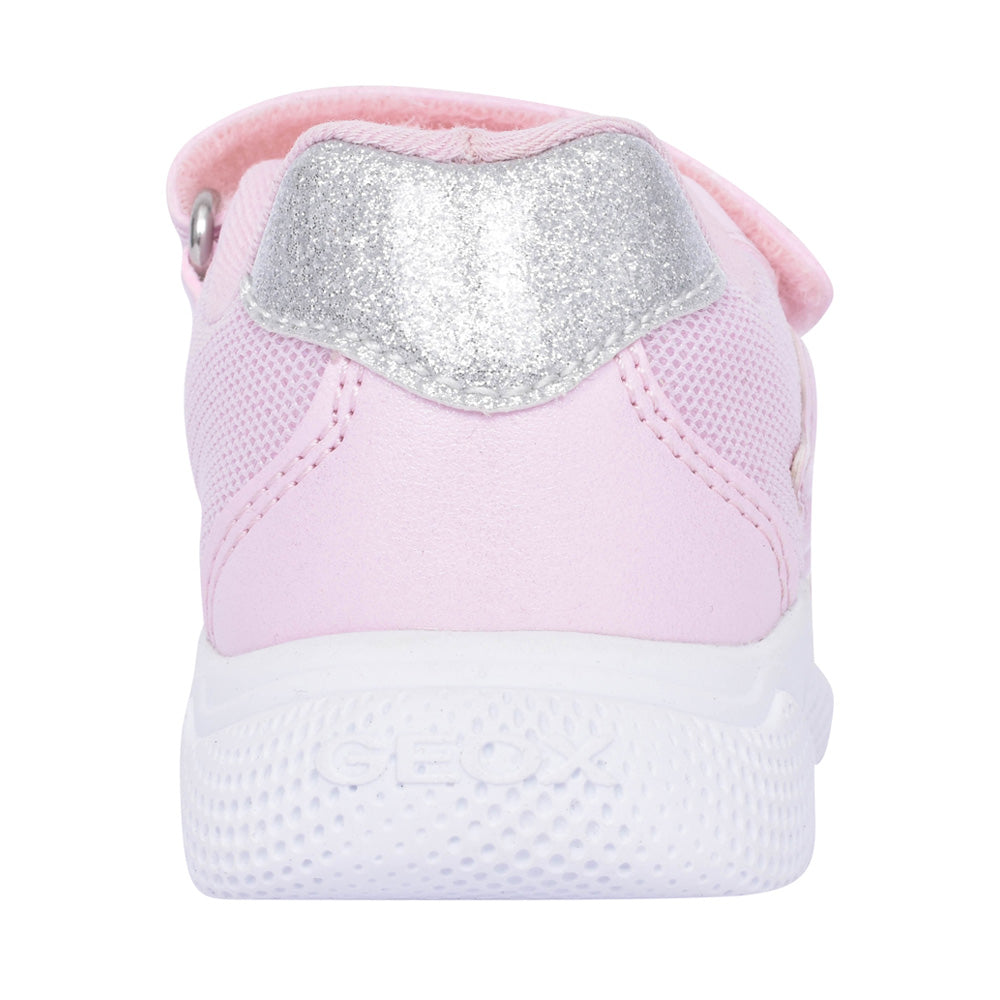 Girls B454tc B Sprintye Velcro Trainer In Pink