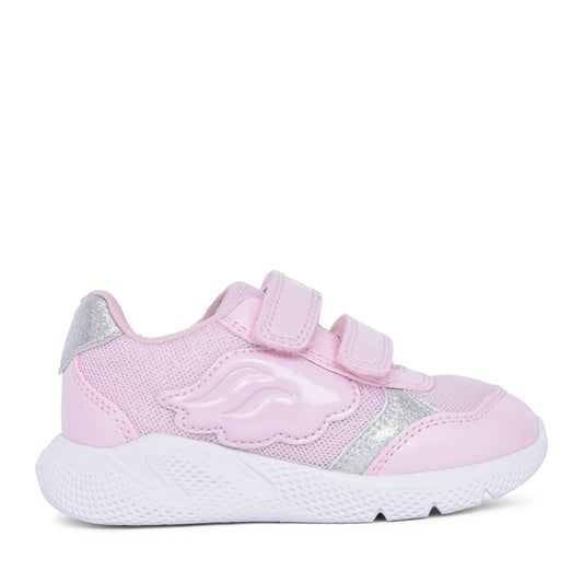 Girls B454tc B Sprintye Velcro Trainer In Pink