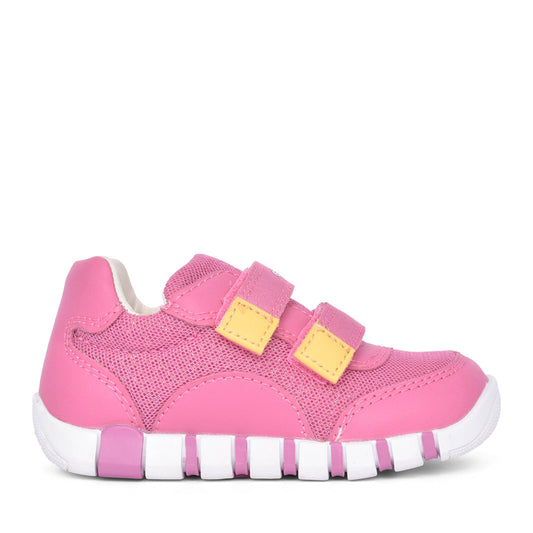 Girls B3558a B Iupidoo Velcro Trainer In Pink