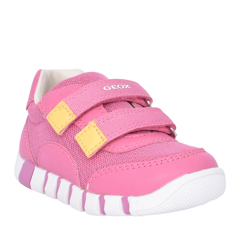 Girls B3558a B Iupidoo Velcro Trainer In Pink