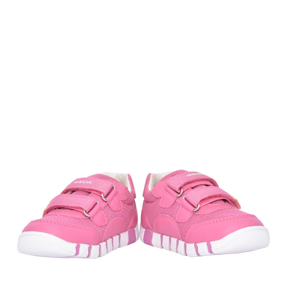 Girls B3558a B Iupidoo Velcro Trainer In Pink