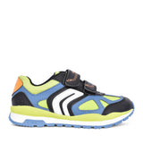 Boys J4515d J Pavel Velcro Trainer In Lime