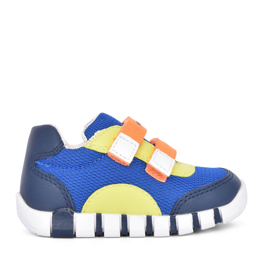 Boys B3555c B Iupidoo Velcro Trainer In Blue