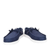 Mens Wally Laced Shoe In Navy